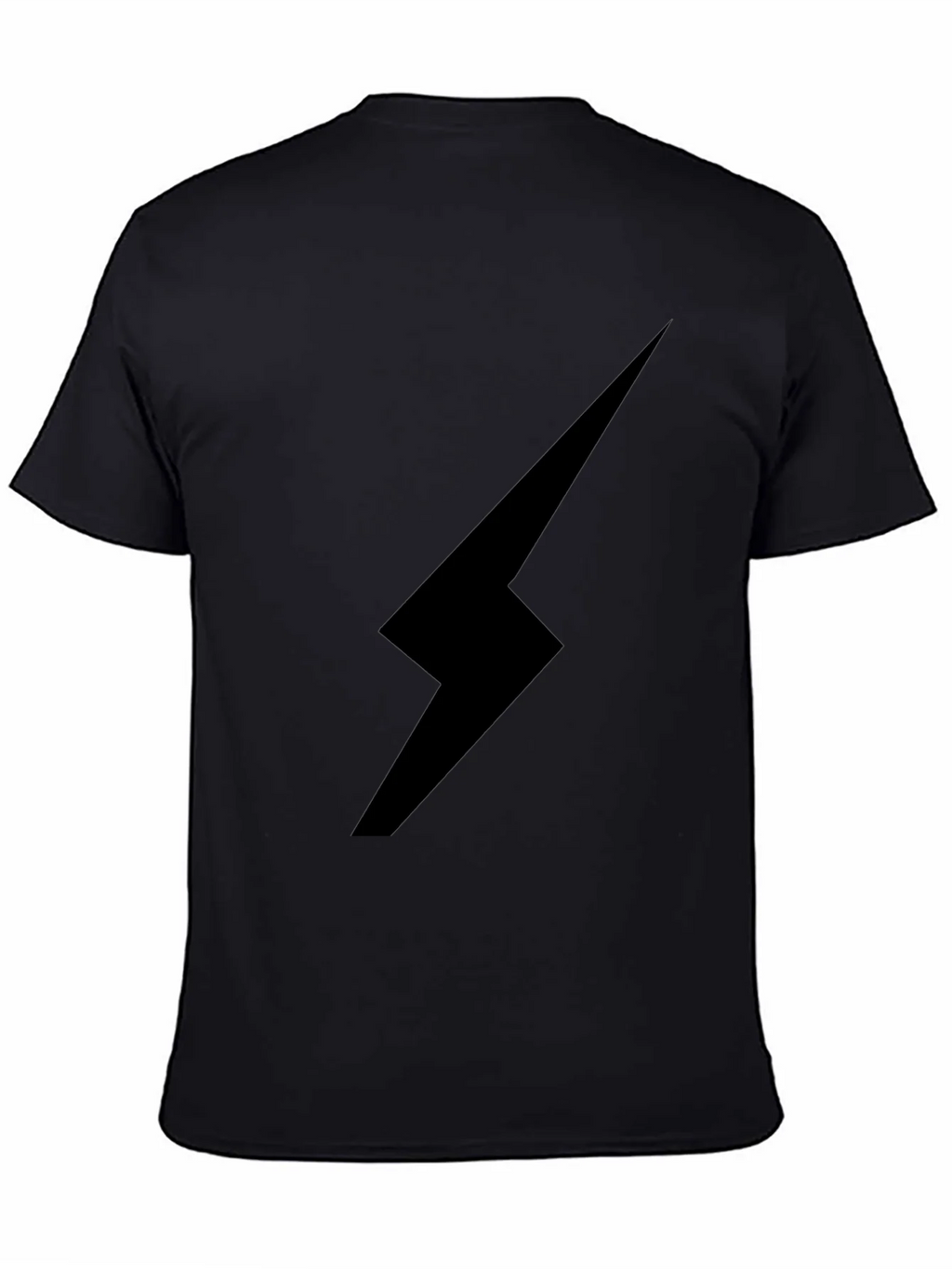 Black Lightning Bolt Graphic Tee - Stylish & Edgy product image 7