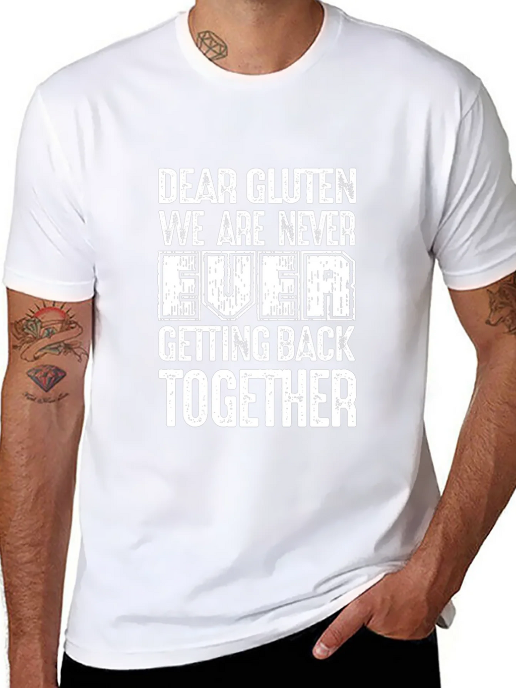 Funny Gluten-Free T-Shirt: We Are Never Ever Getting Back product image 7