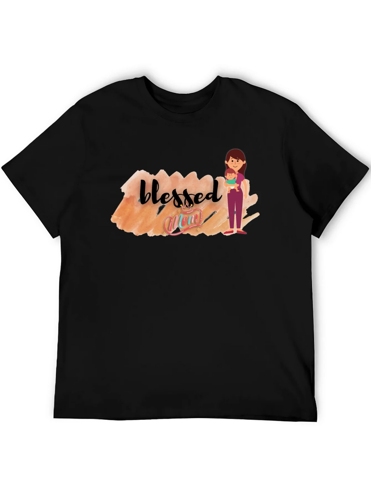 Blessed Mom Graphic T-Shirt product image 5