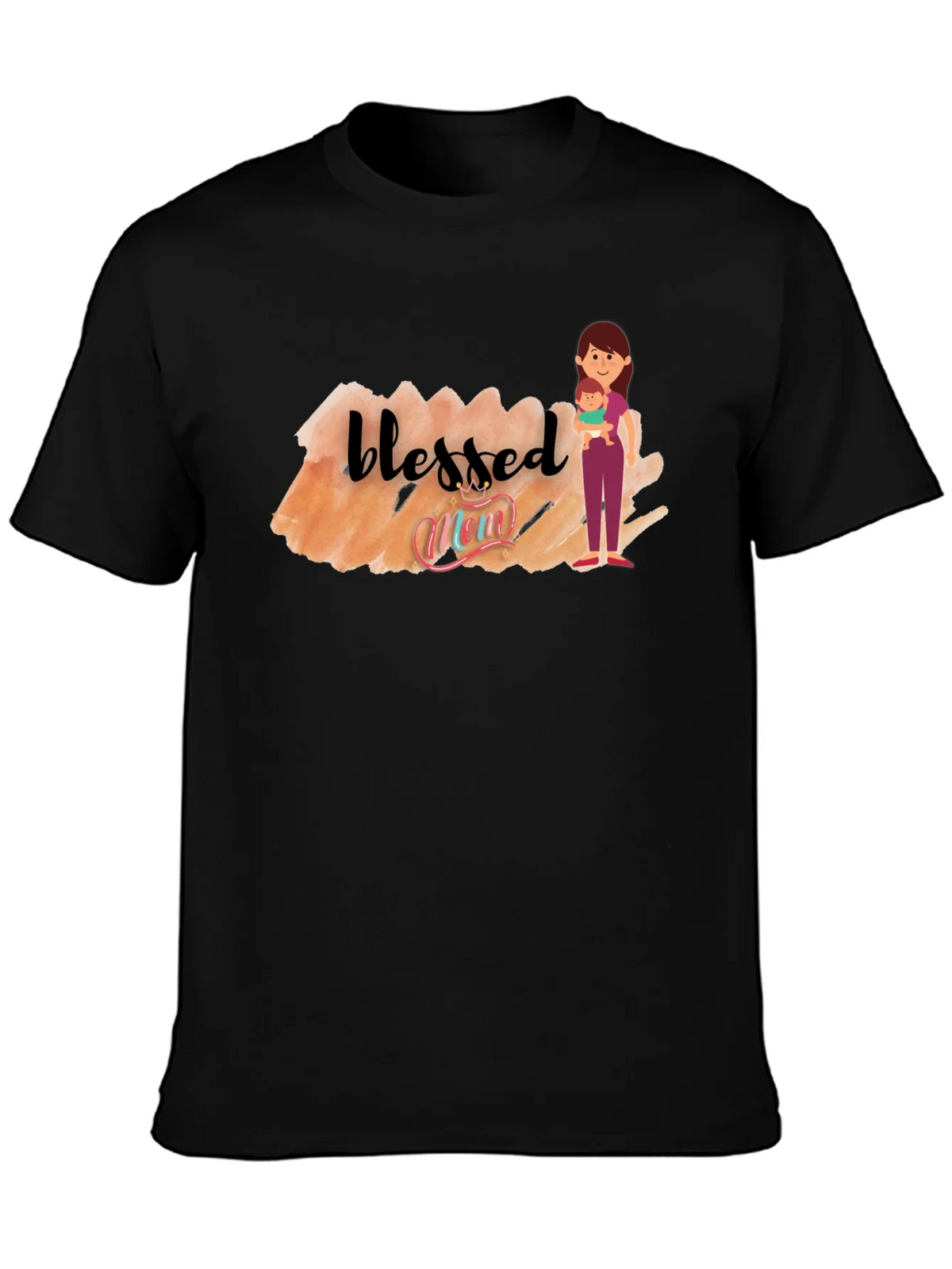 Blessed Mom Graphic T-Shirt product image 3