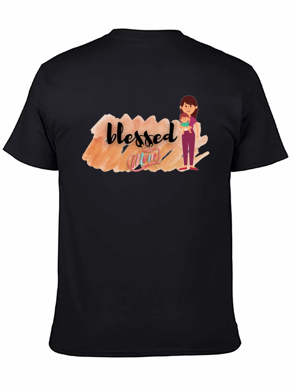 Blessed Mom Graphic T-Shirt product image 4