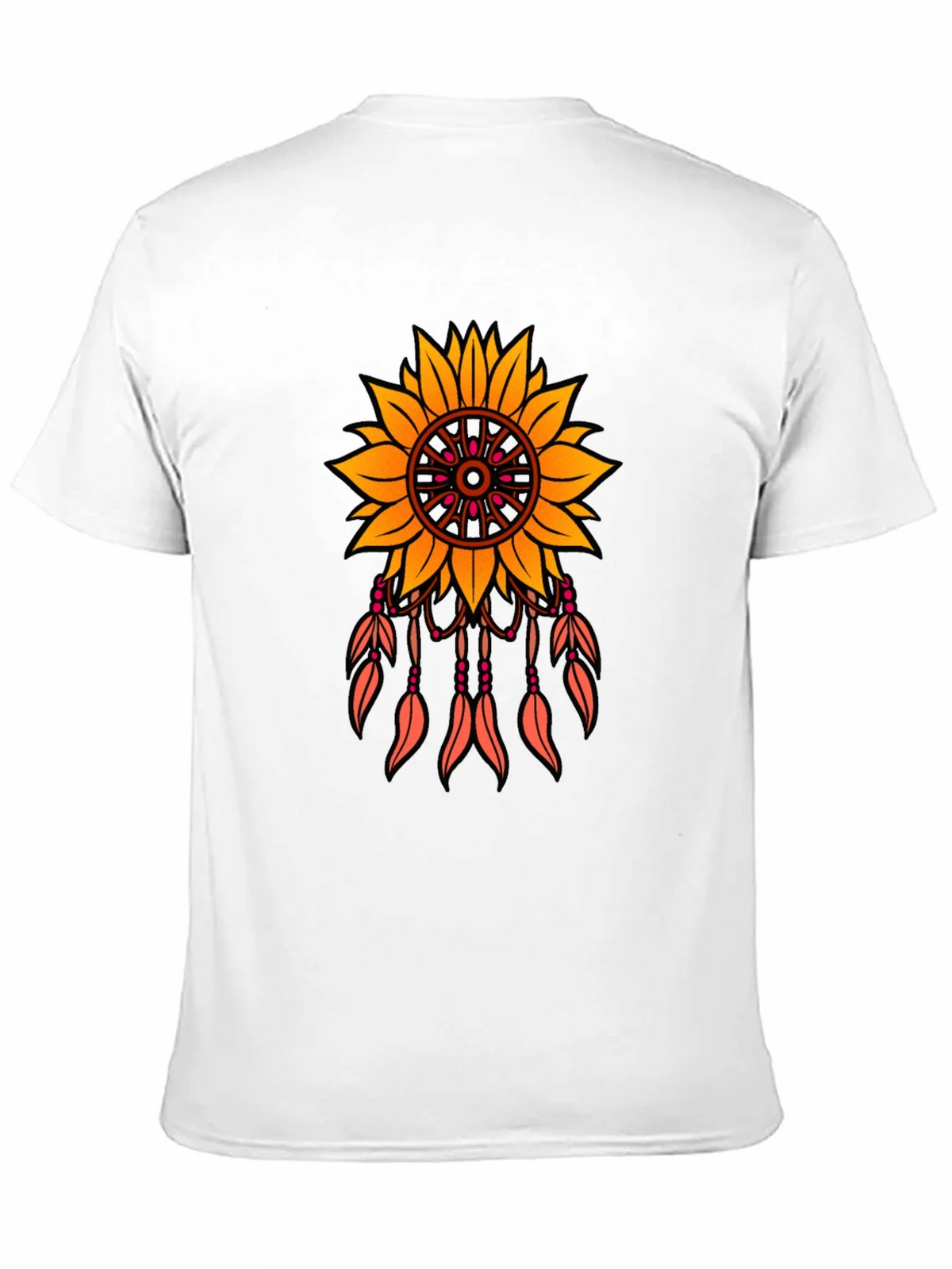 Sunflower Dreamcatcher Graphic T-Shirt - Black product image 10