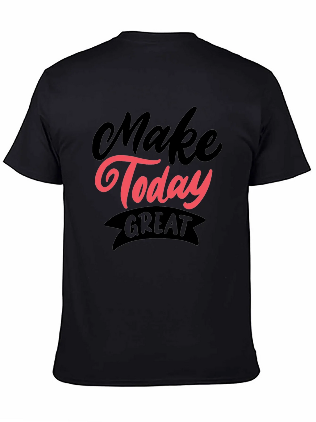 Make Today Great Graphic Tee - Black product image 7