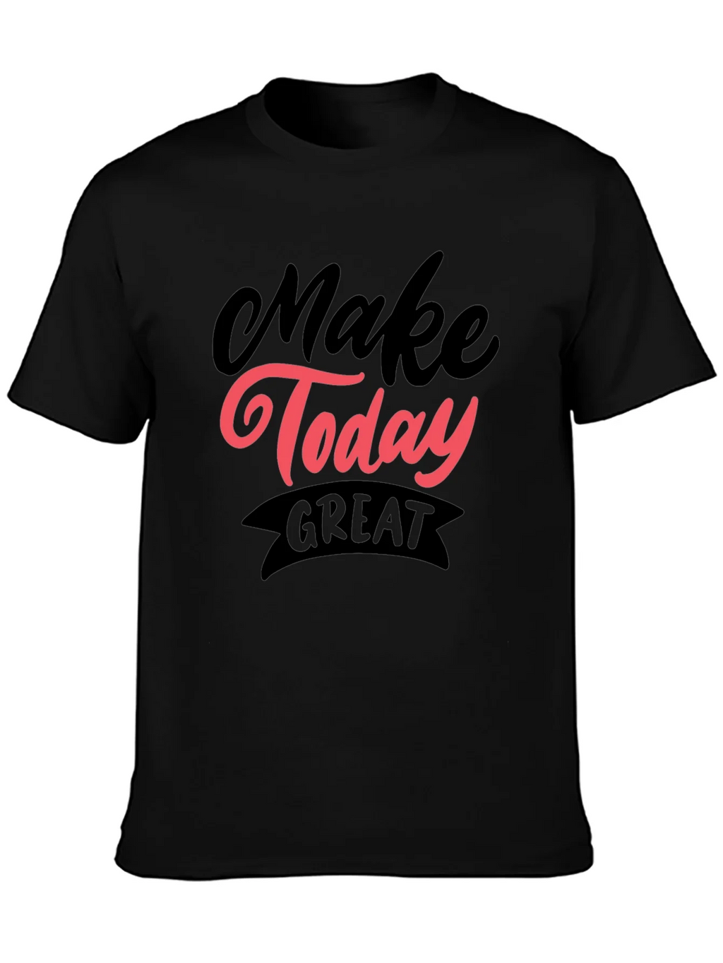 Make Today Great Graphic Tee - Black product image 6