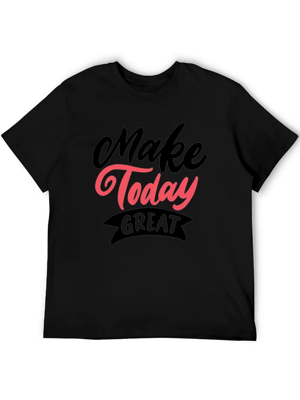 Make Today Great Graphic Tee - Black product image 8