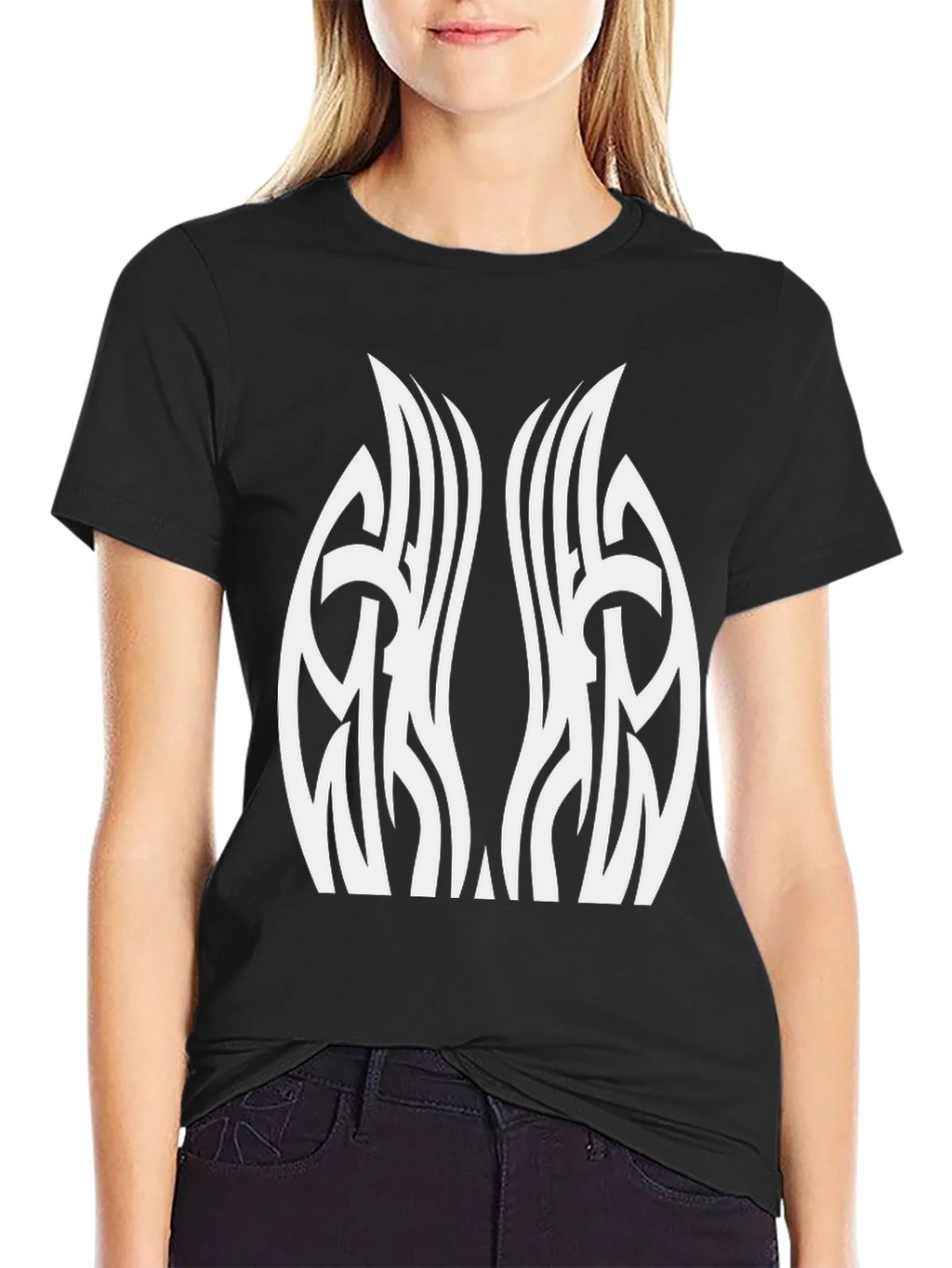 Tribal Graphic Black T-Shirt product image 5
