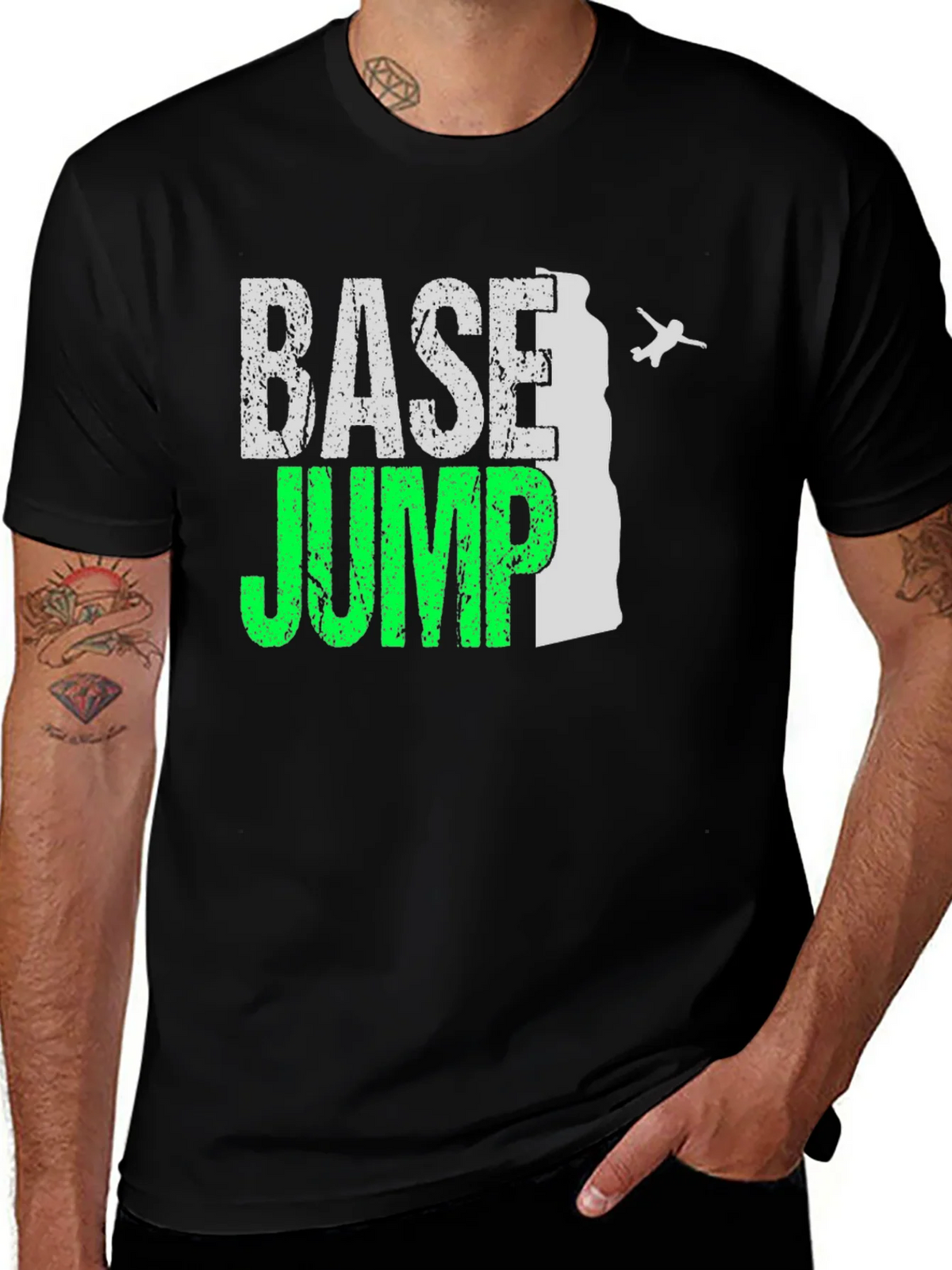 BASE Jump Graphic T-Shirt - Adventure Seeker Tee product image 1