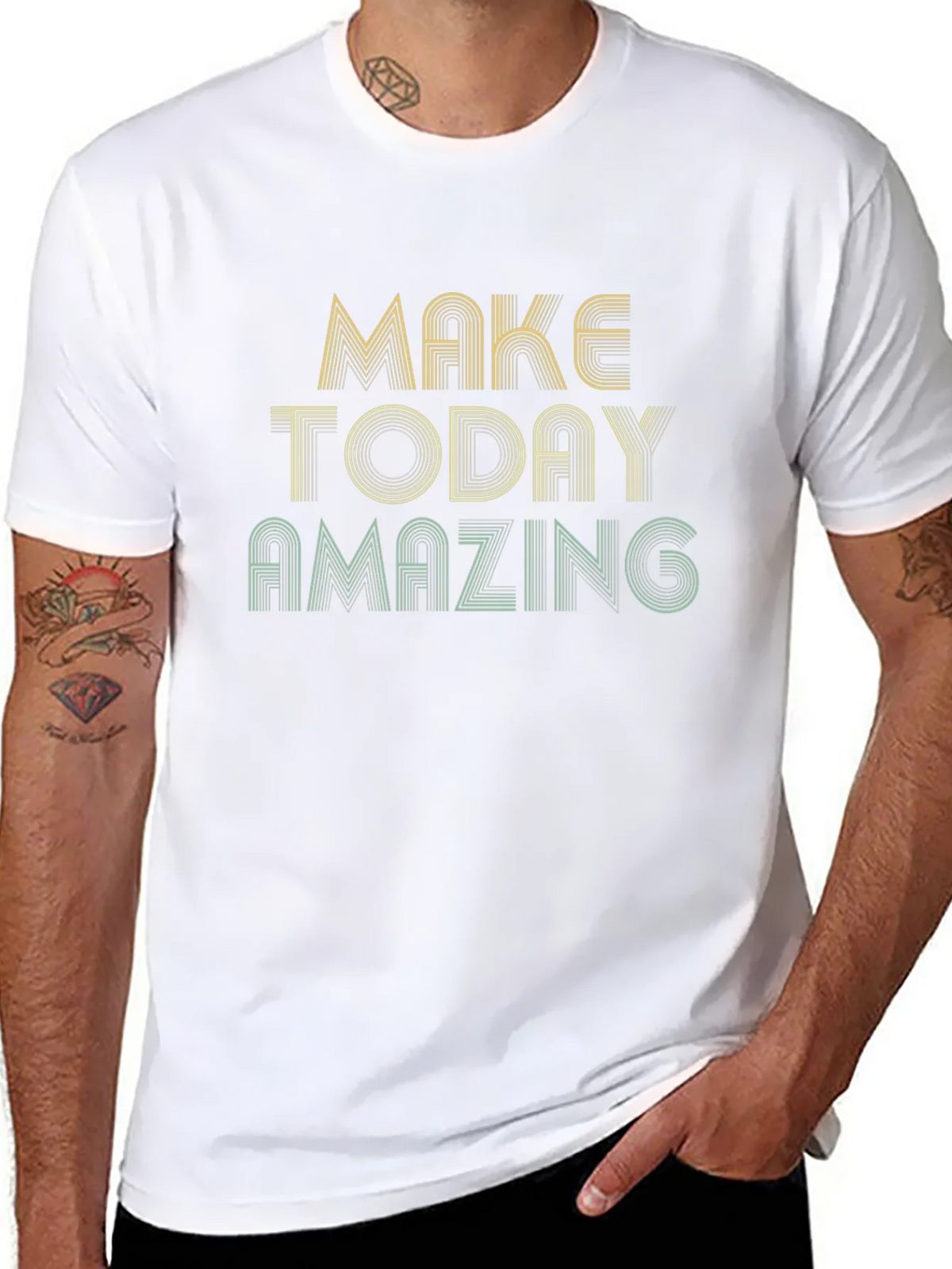Make Today Amazing Graphic Tee - Inspiring T-Shirt product image 10