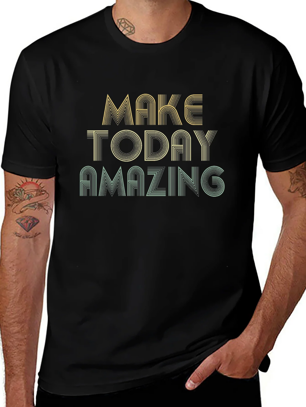 Make Today Amazing Graphic Tee - Inspiring T-Shirt product image 1