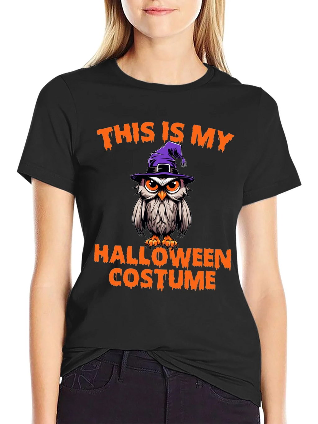 Halloween Owl Costume T-Shirt