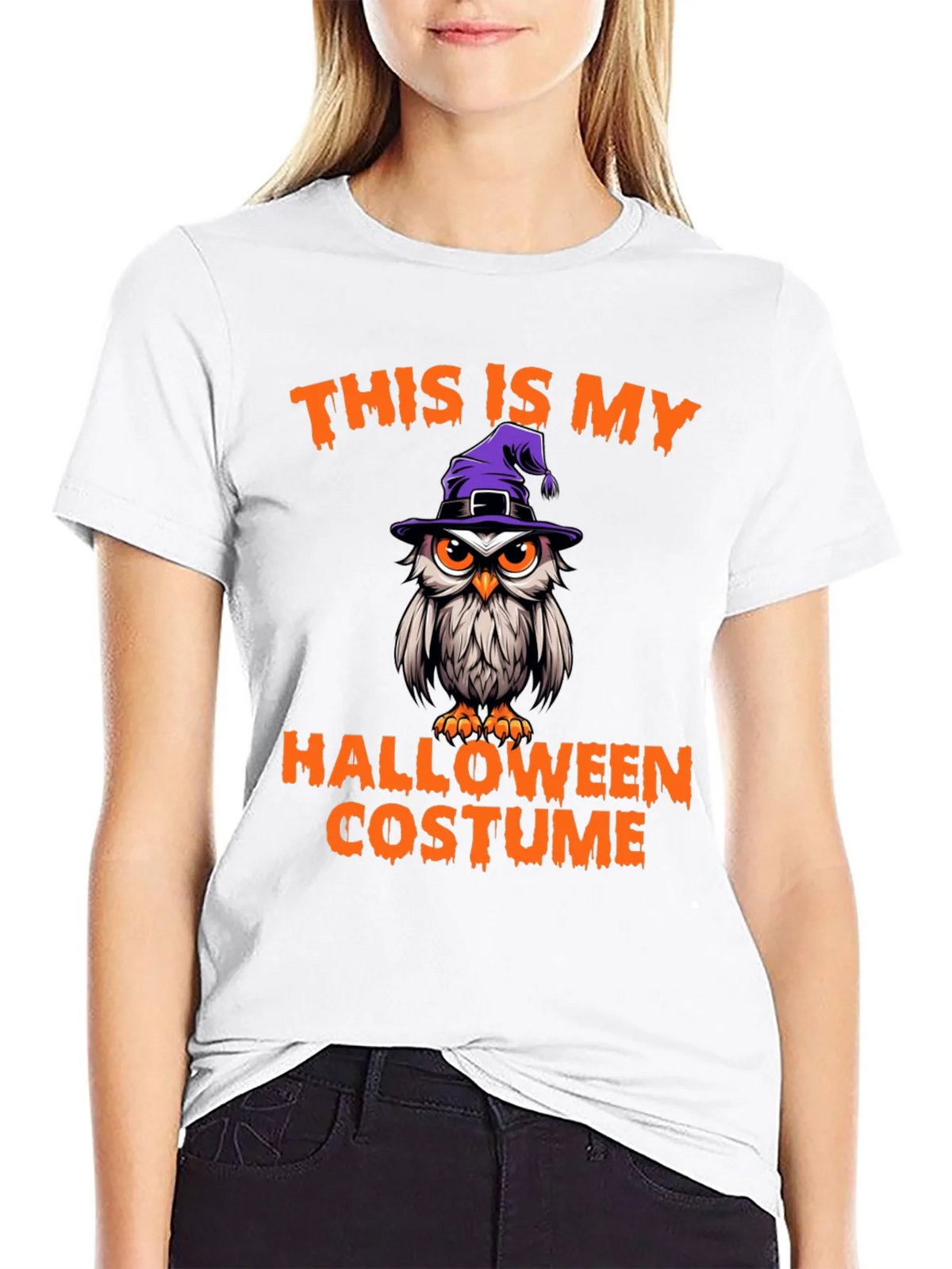Halloween Owl Costume T-Shirt
