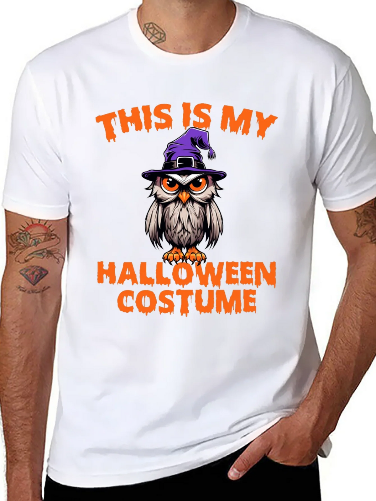 Halloween Owl Costume T-Shirt