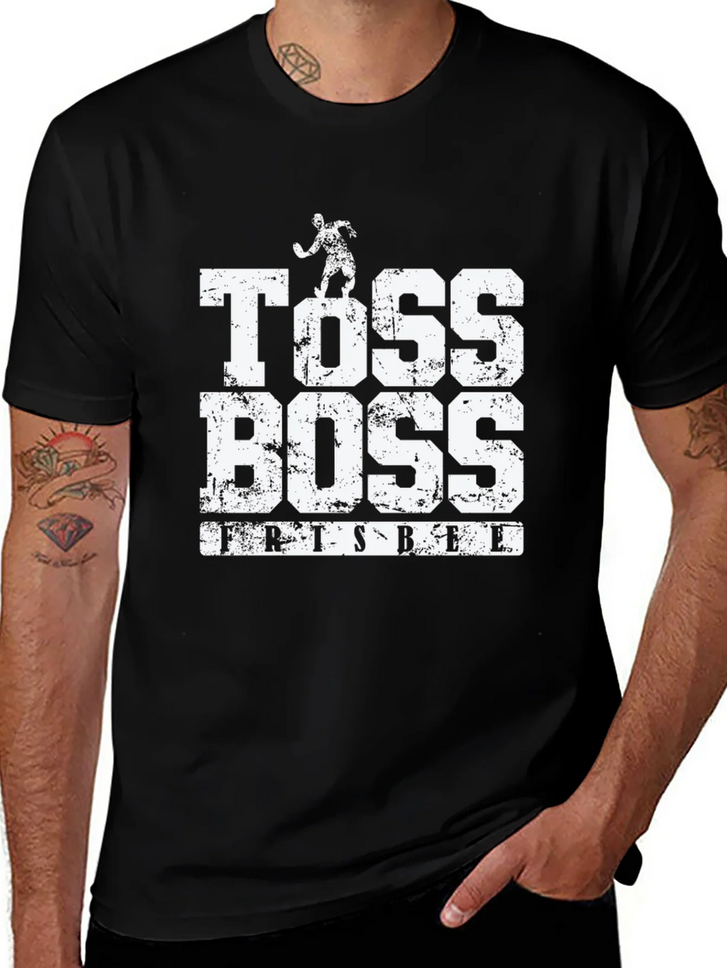 Toss Boss Frisbee Graphic T-Shirt product image 1