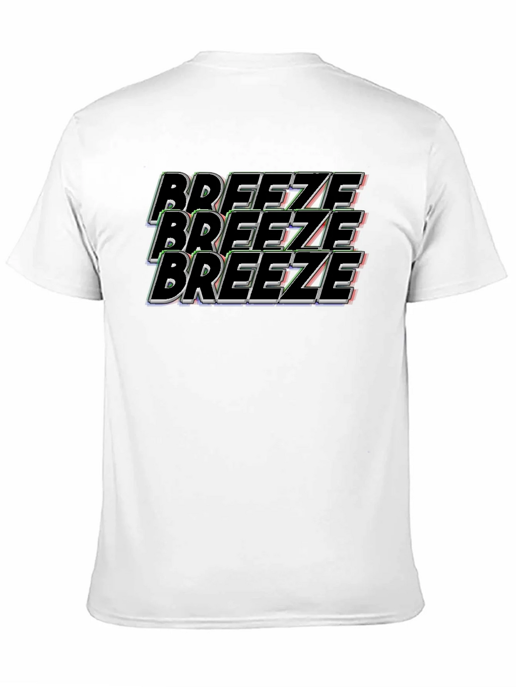 Breeze Graphic Tee - Black Cotton T-Shirt product image 10