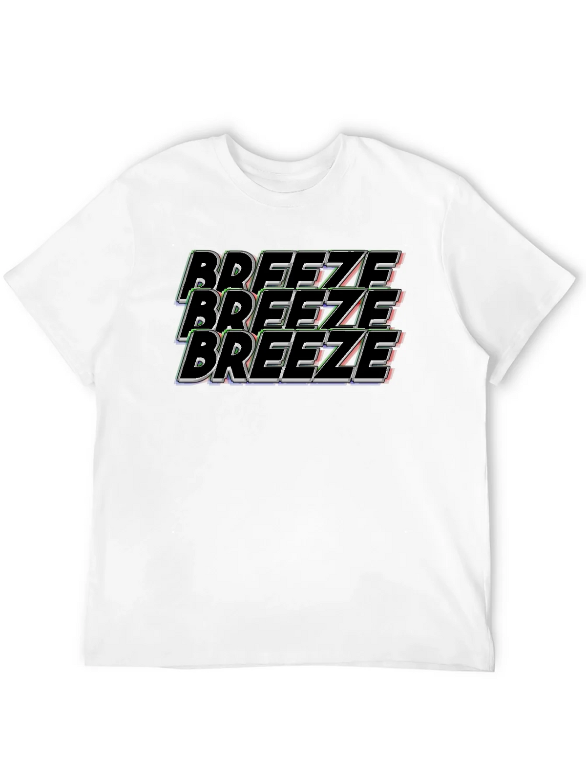 Breeze Graphic Tee - Black Cotton T-Shirt product image 11