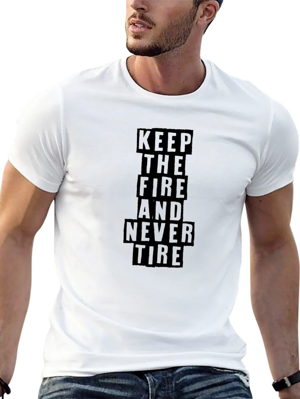 Keep The Fire T-Shirt - Motivational Graphic Tee product image 12