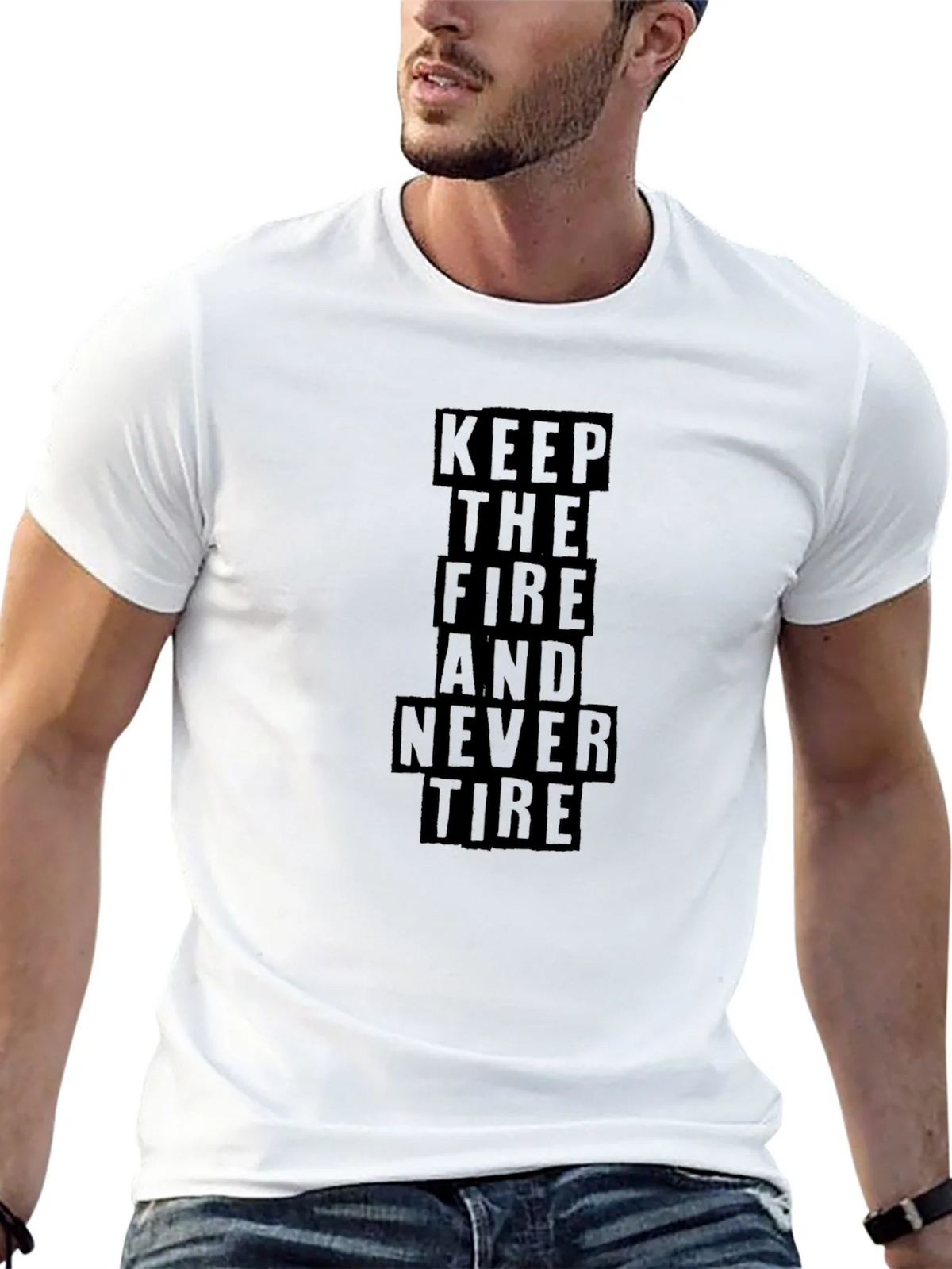 Keep The Fire T-Shirt - Motivational Graphic Tee product image 12