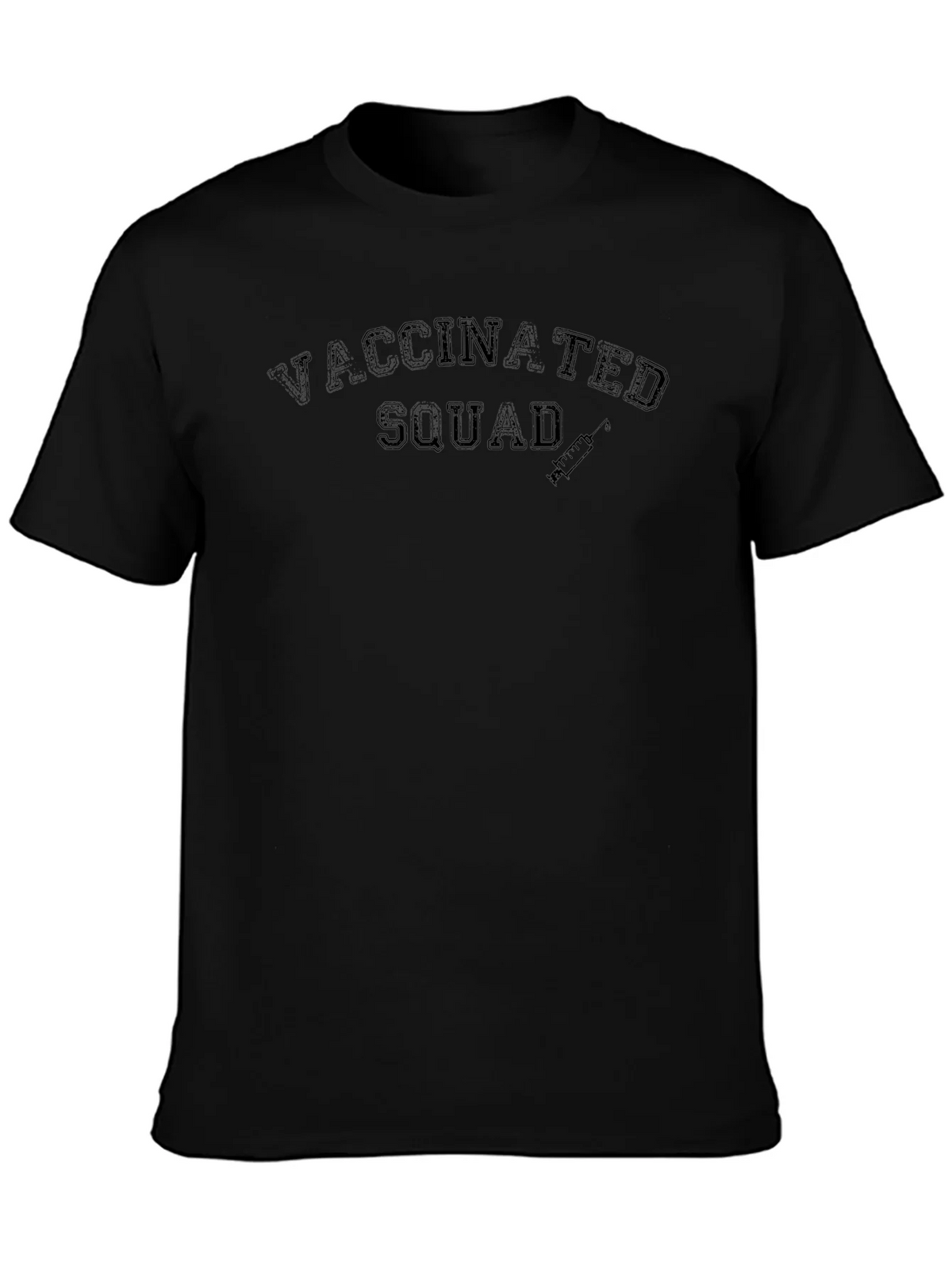 Vaccinated Squad T-Shirt - Classic Crew Neck Tee product image 3