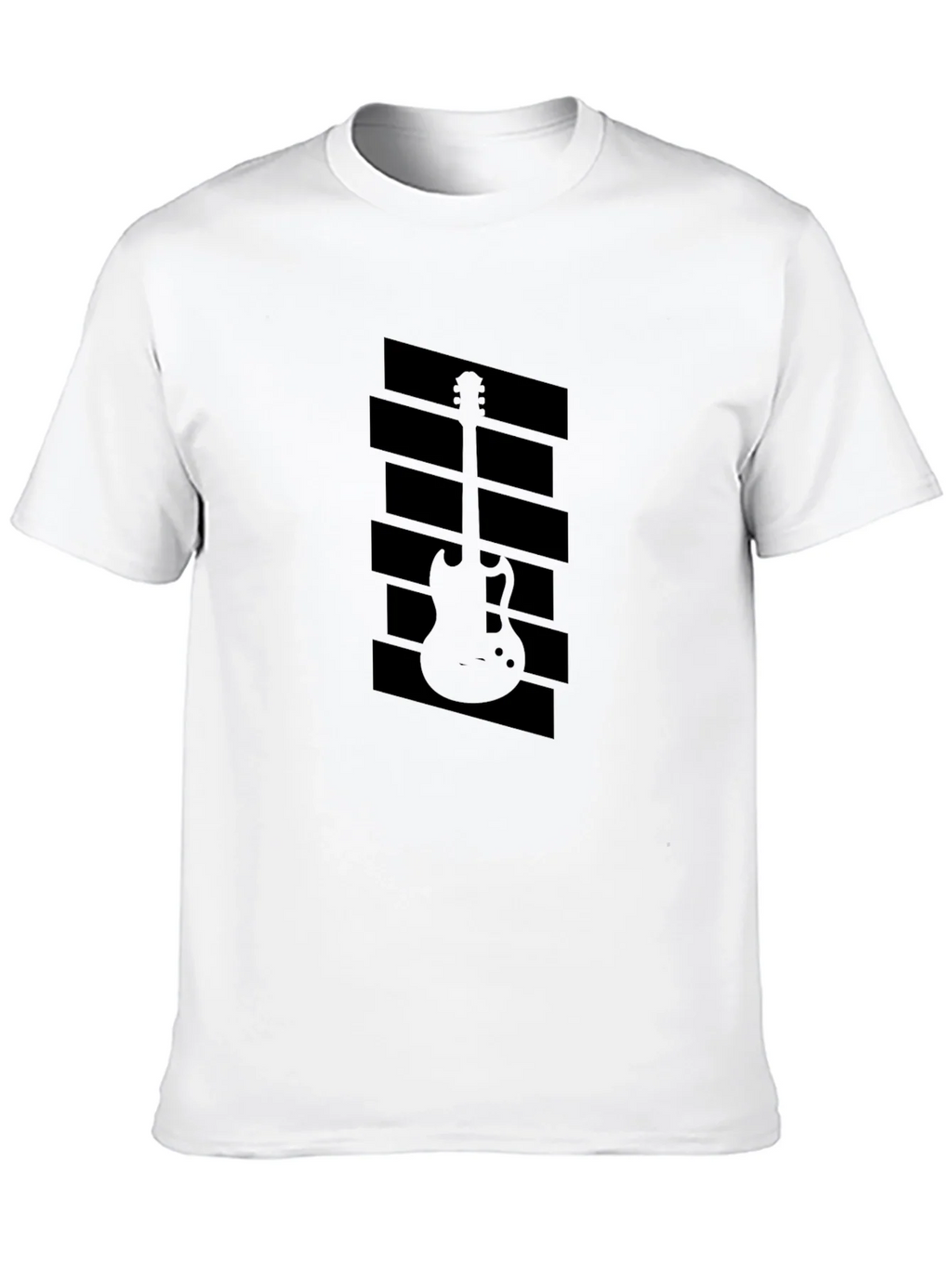 Guitar Graphic Black T-Shirt - Musician Style product image 9