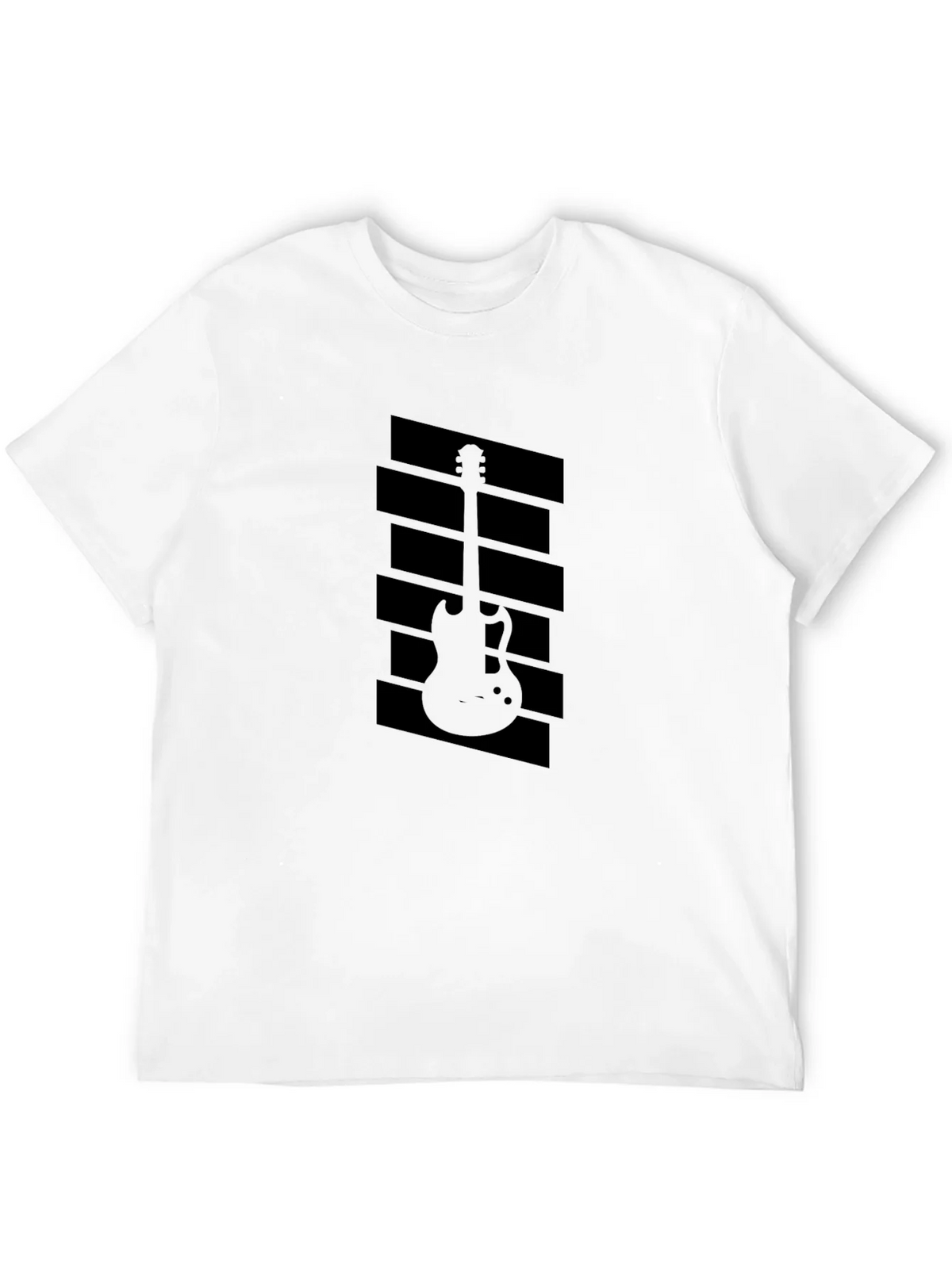 Guitar Graphic Black T-Shirt - Musician Style product image 11