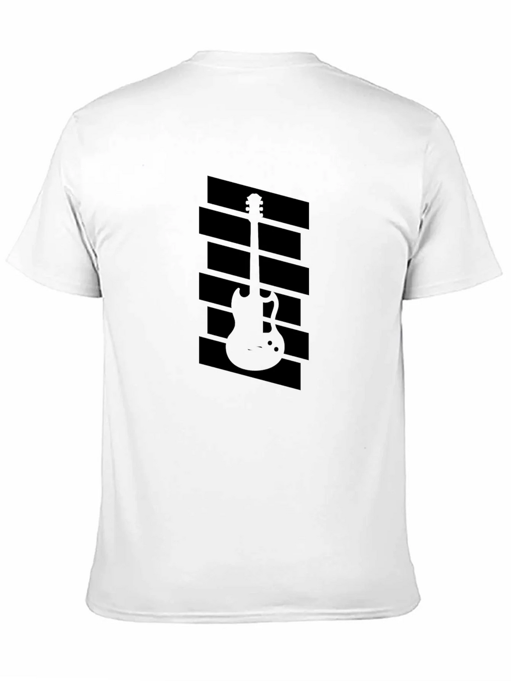 Guitar Graphic Black T-Shirt - Musician Style product image 10