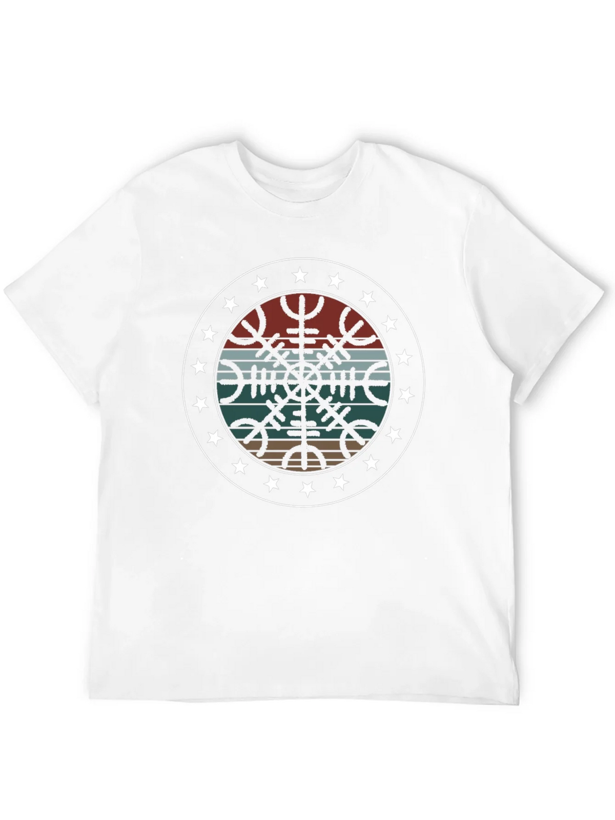 Vintage Vegvisir Compass Graphic Tee product image 11