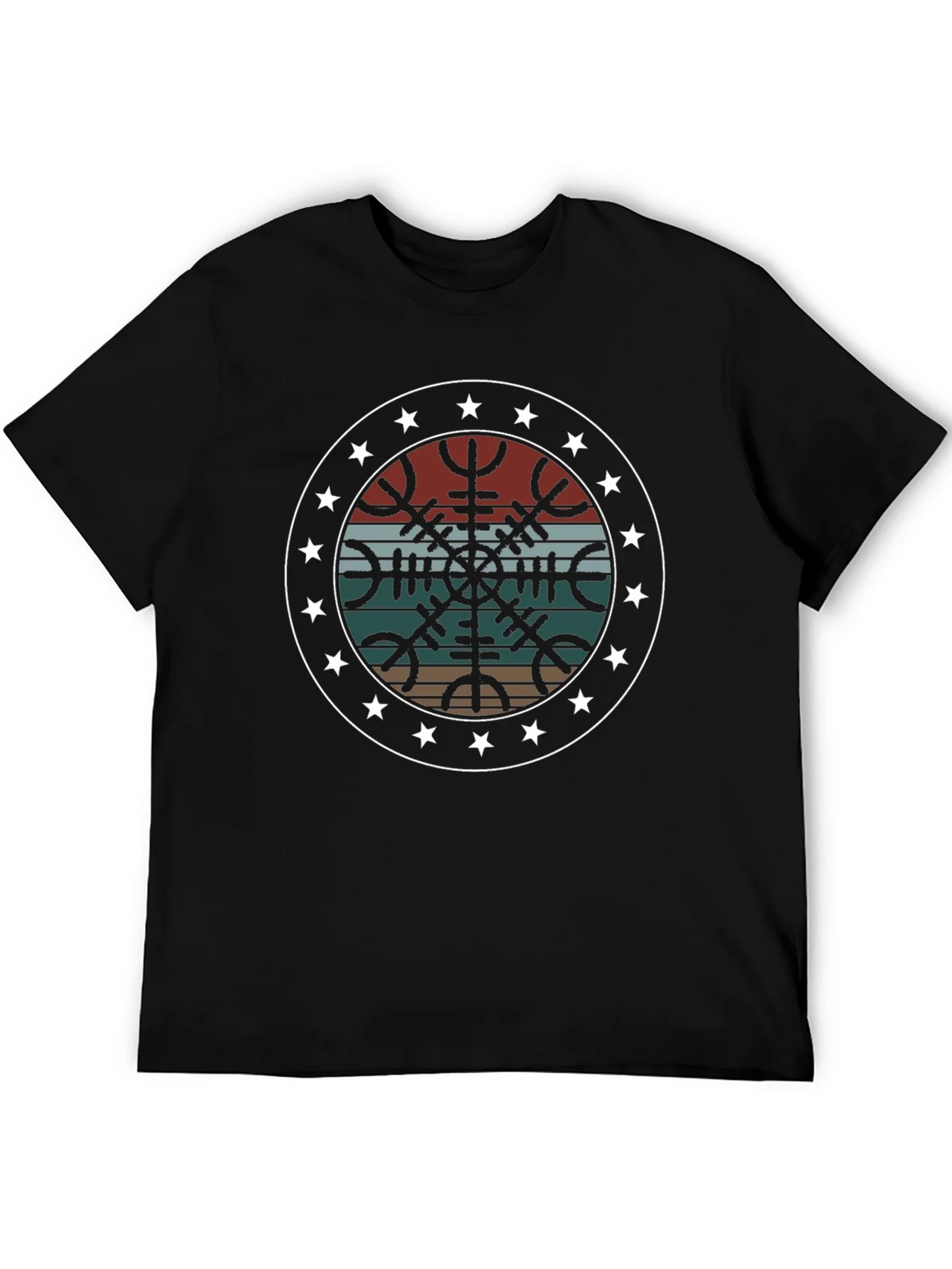 Vintage Vegvisir Compass Graphic Tee product image 5