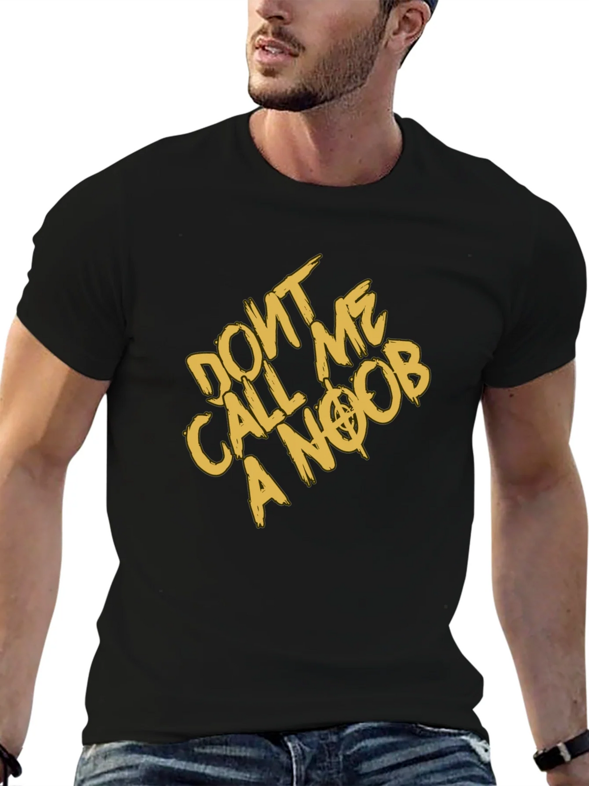 Dont Call Me A Noob Black T-Shirt product image 9