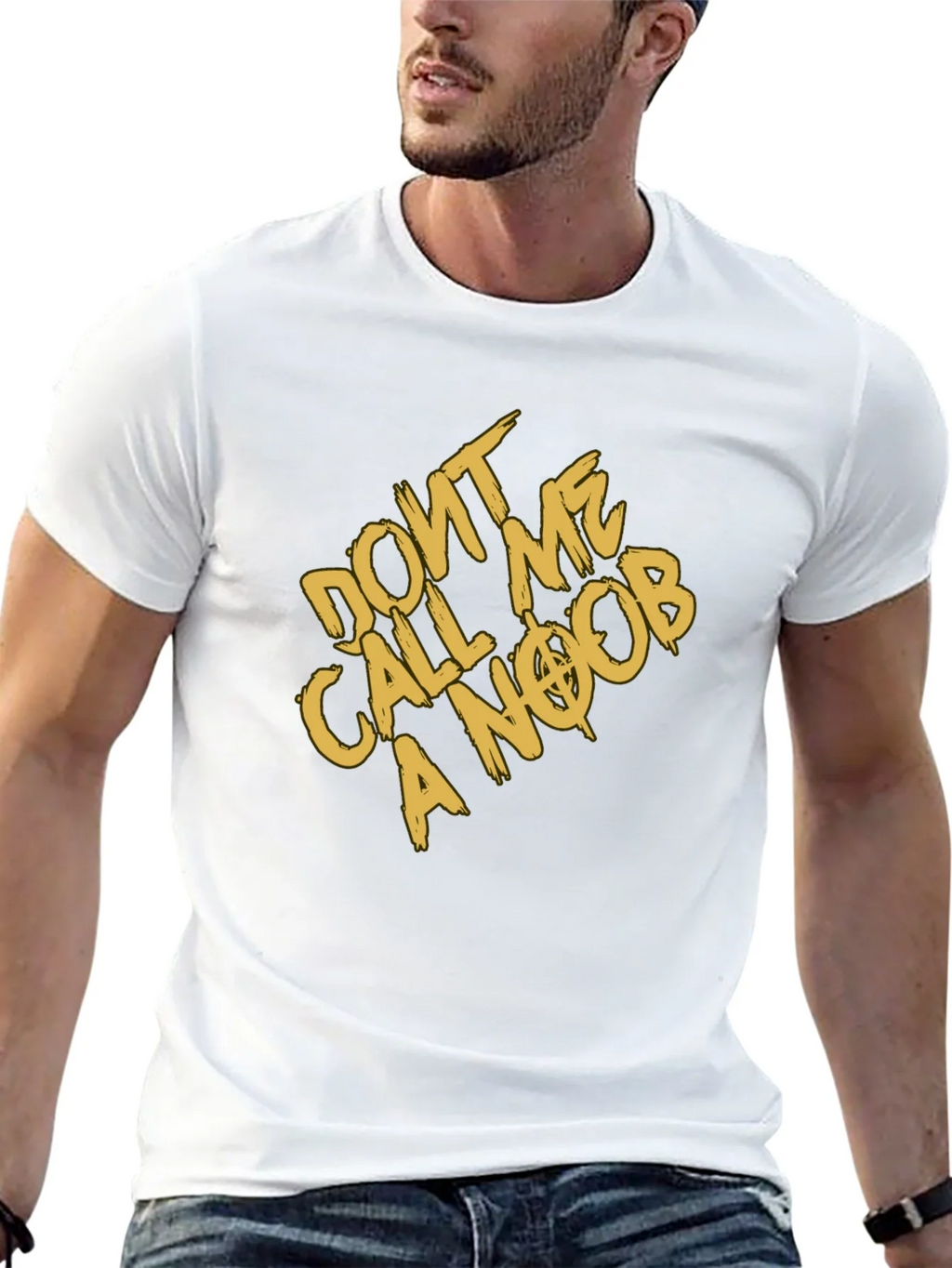 Dont Call Me A Noob Black T-Shirt product image 4