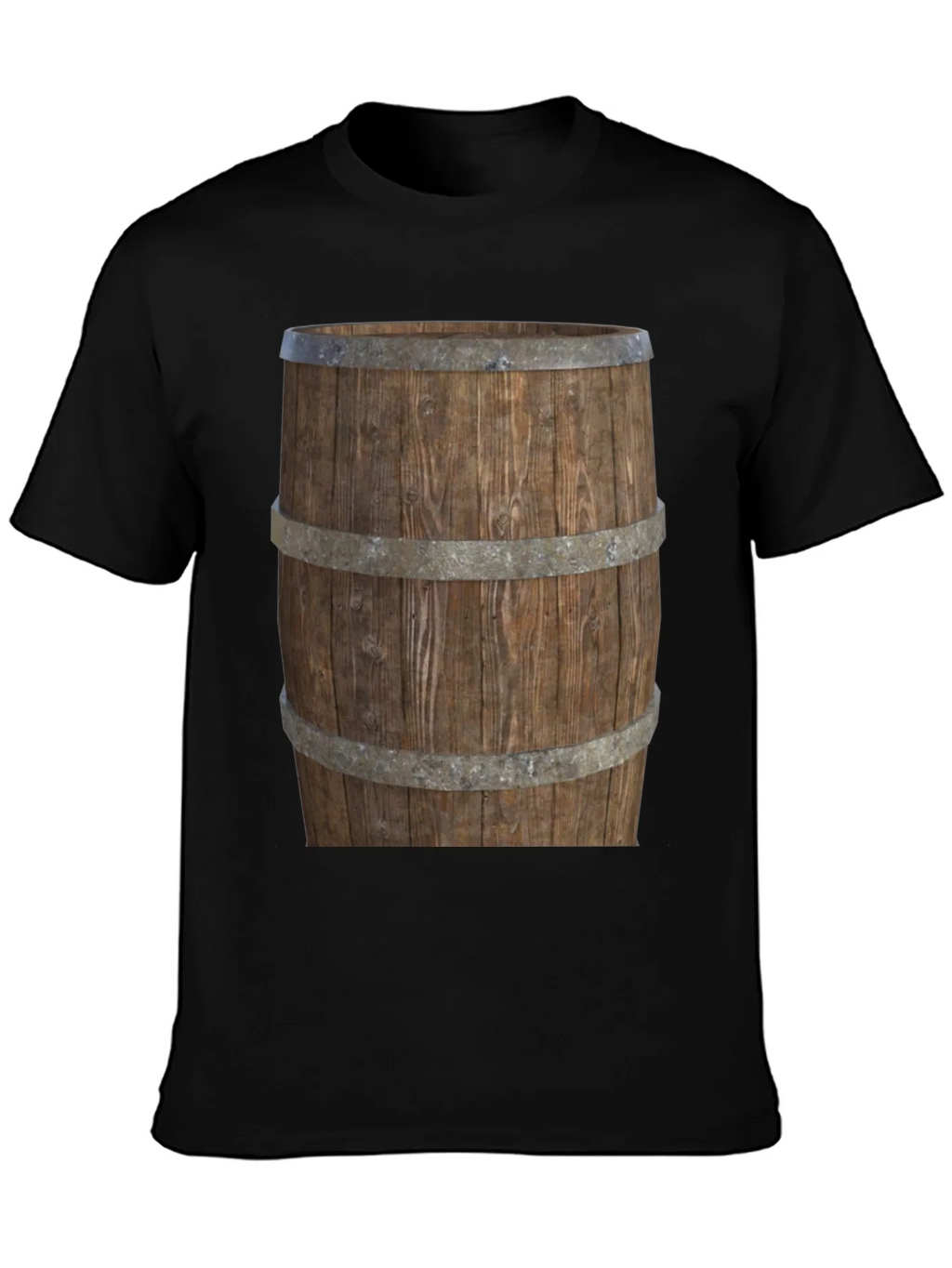 Barrel Graphic Tee - Rustic Wood Design product image 3