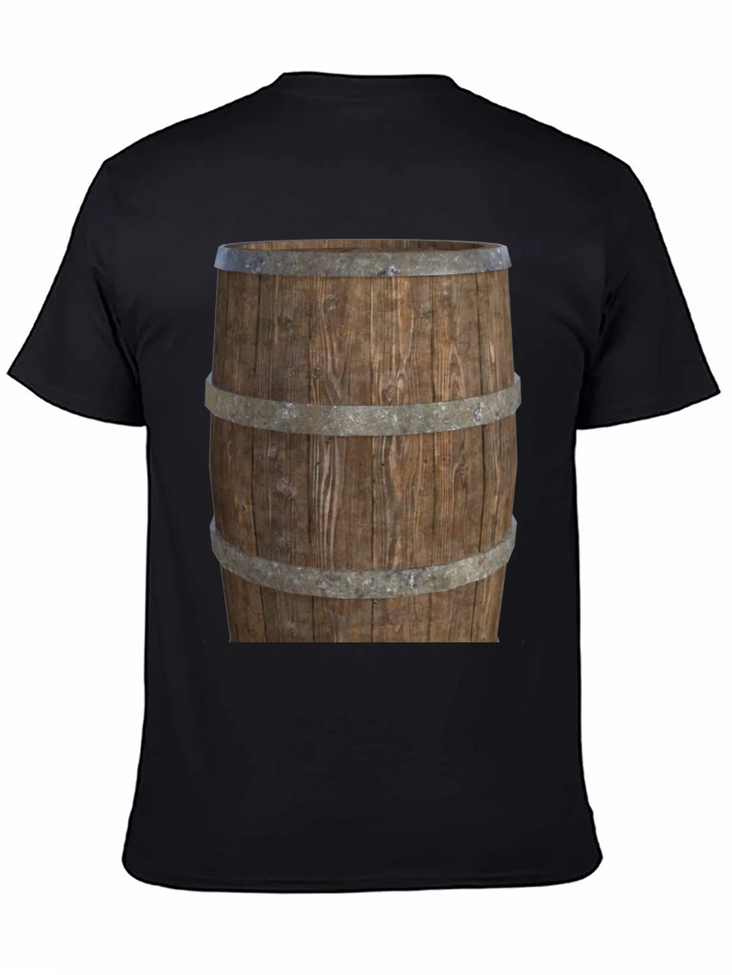 Barrel Graphic Tee - Rustic Wood Design product image 4