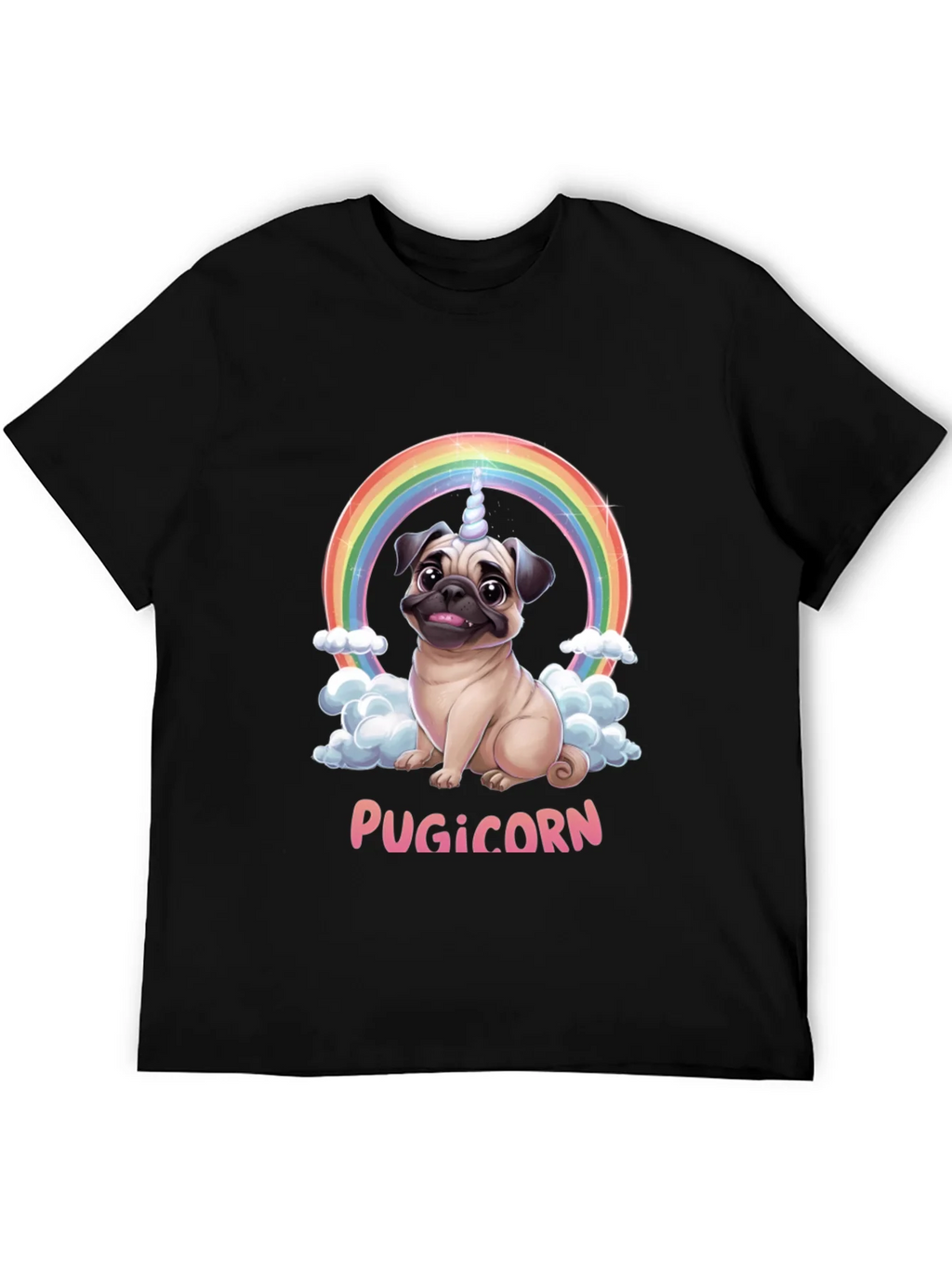 Pugicorn T-Shirt: Funny Pug Unicorn Rainbow Tee product image 8