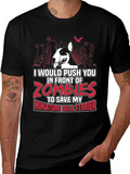 Miniature Bull Terrier Zombie T-Shirt product image 1