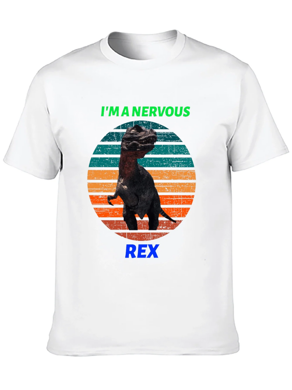 Nervous Rex T-Shirt - Funny Dinosaur Tee product image 12