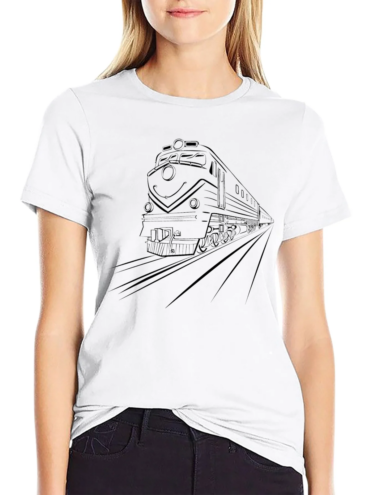 Train Graphic Tee - Classic Locomotive Shirt product image 11