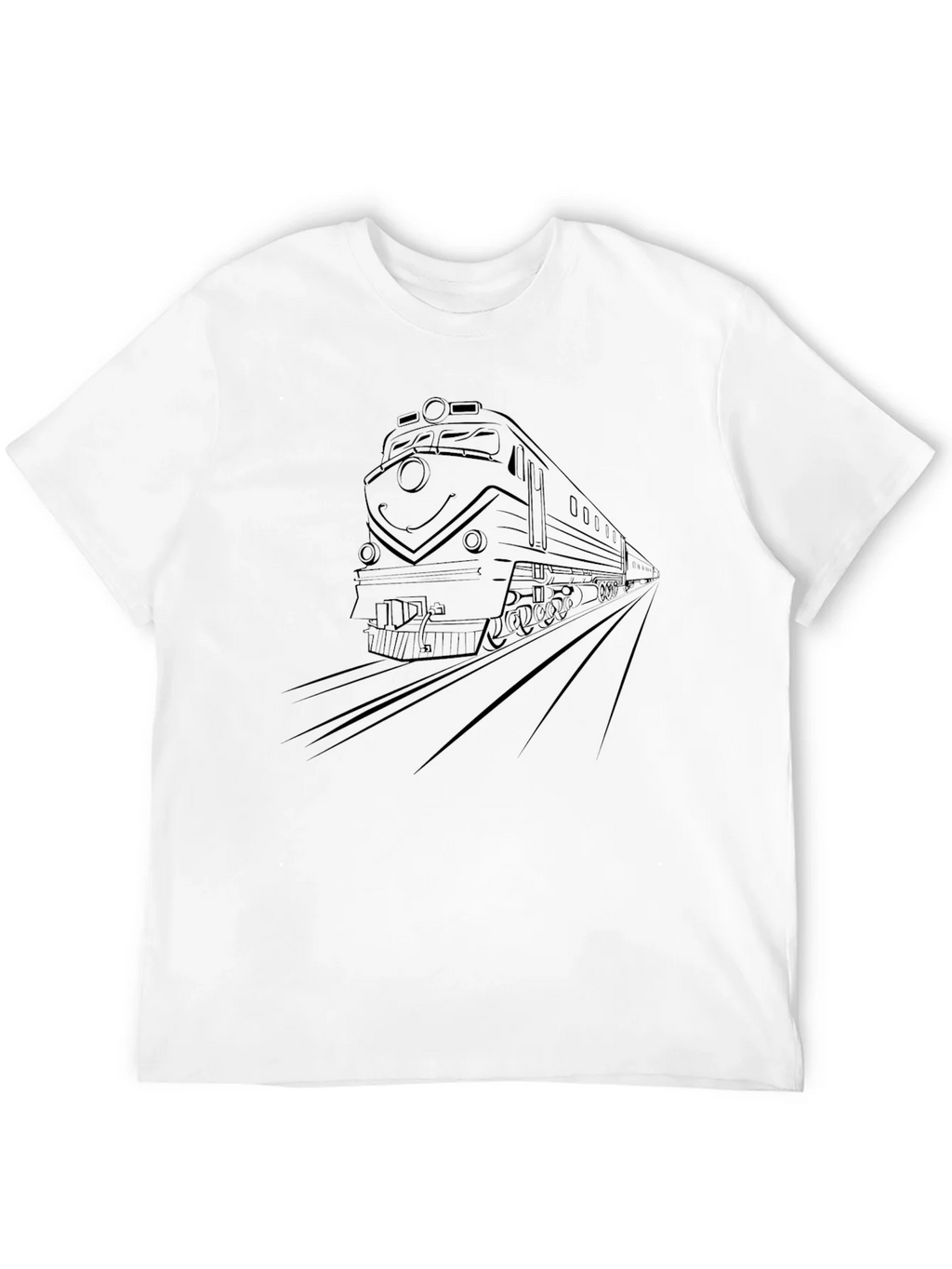 Train Graphic Tee - Classic Locomotive Shirt product image 3