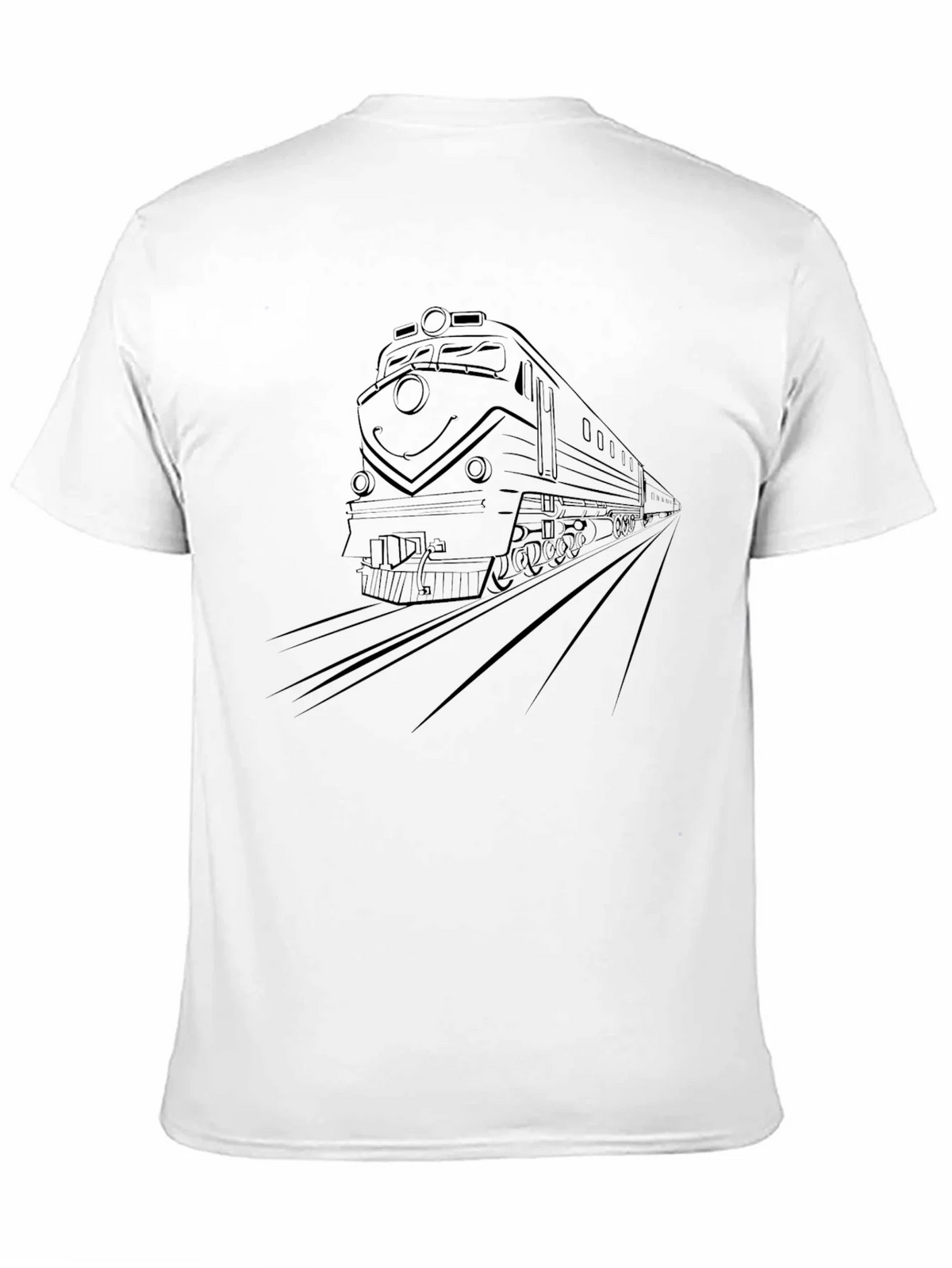 Train Graphic Tee - Classic Locomotive Shirt product image 2