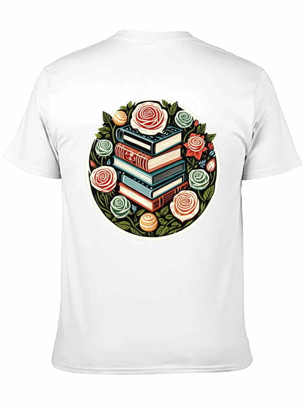 Book Stack & Roses Graphic Tee product image 10