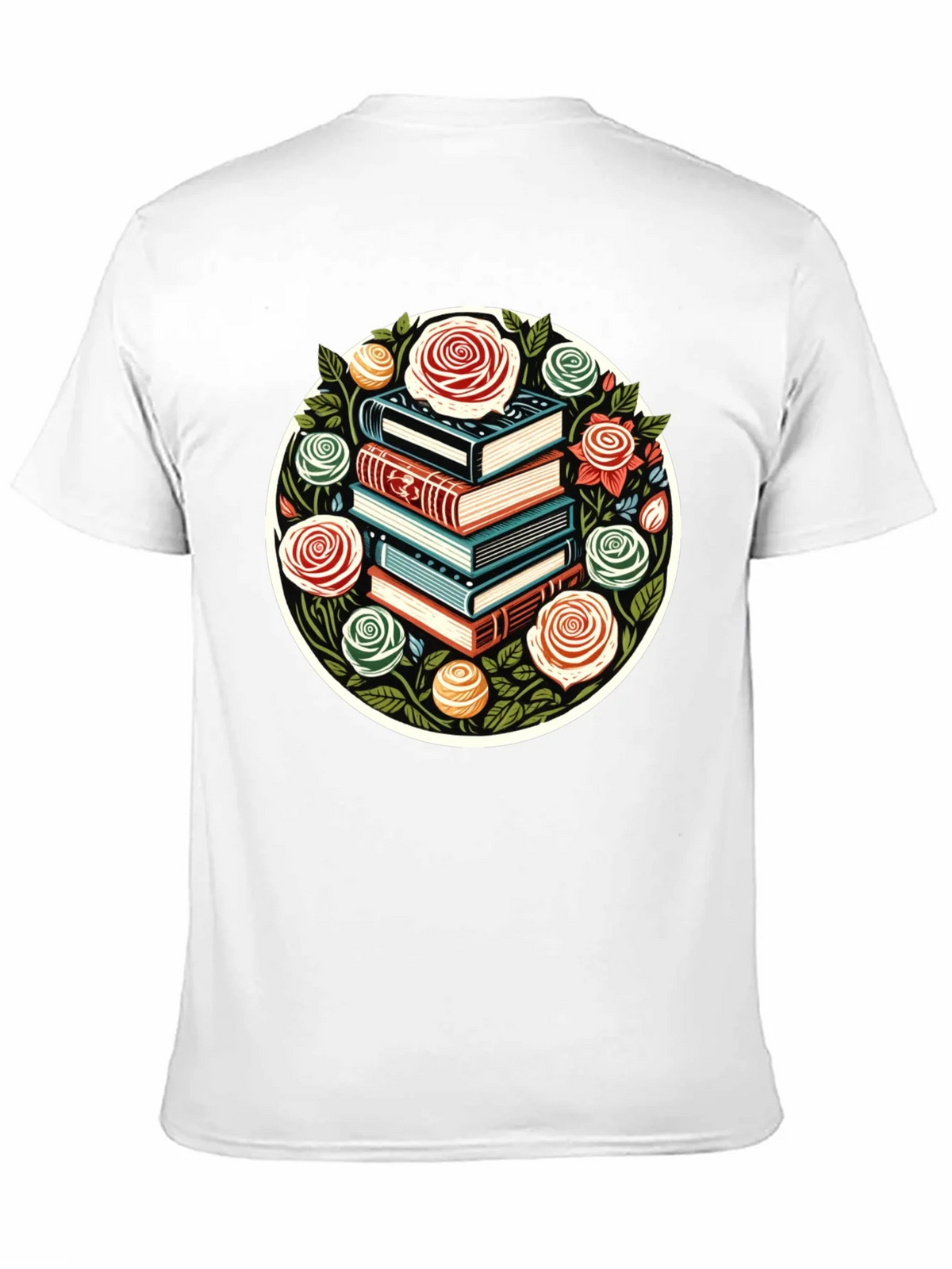 Book Stack & Roses Graphic Tee product image 10