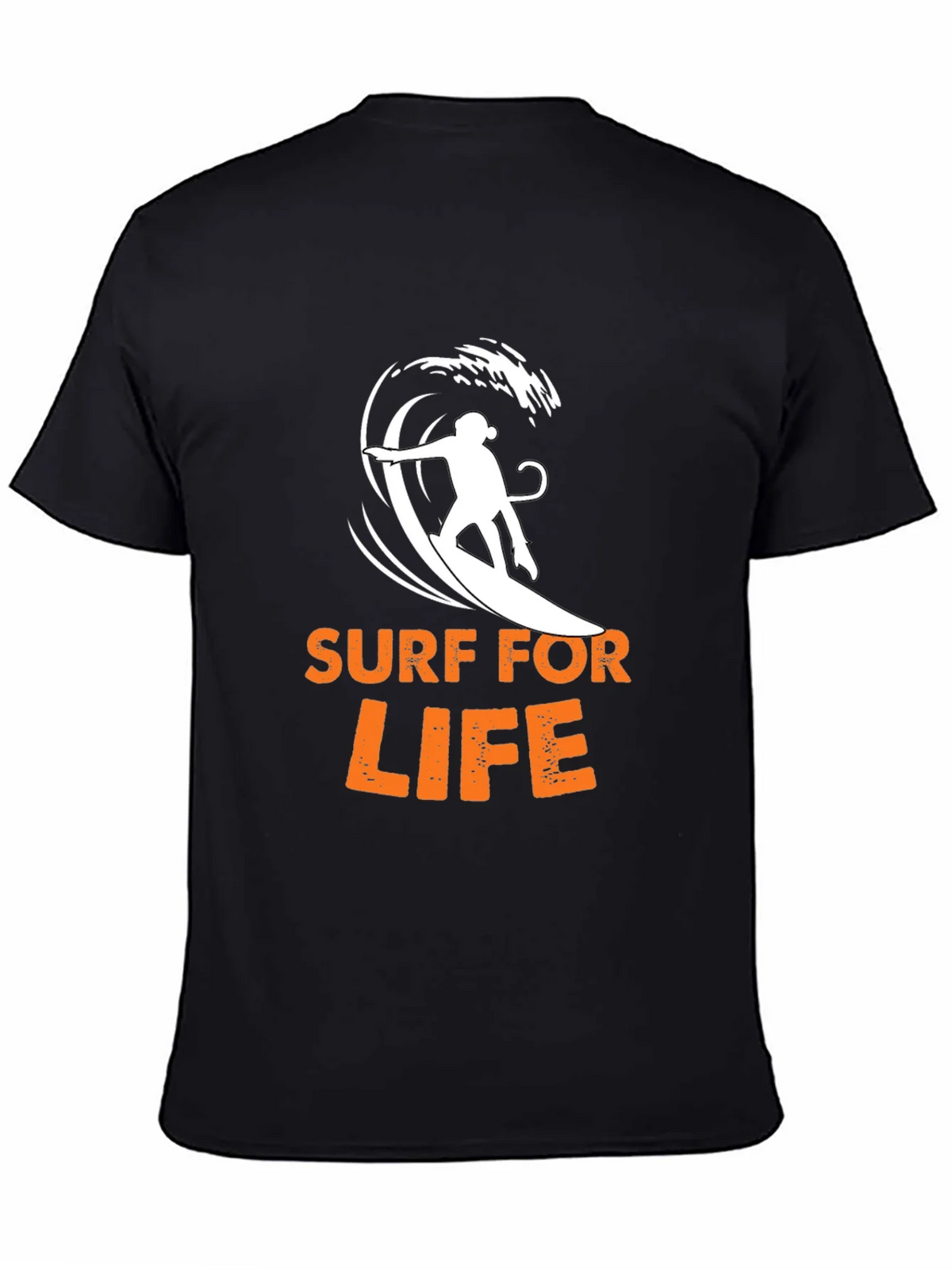 Surf For Life Graphic Tee - Black product image 4