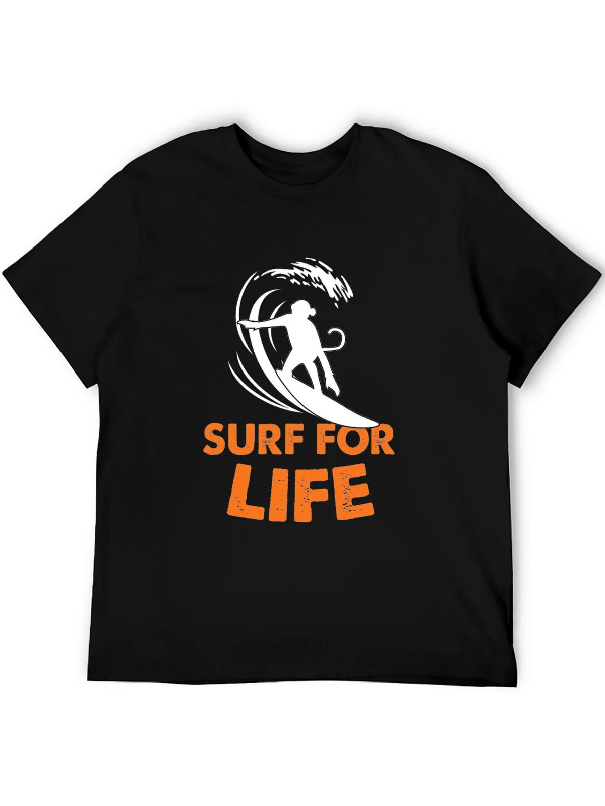 Surf For Life Graphic Tee - Black product image 5