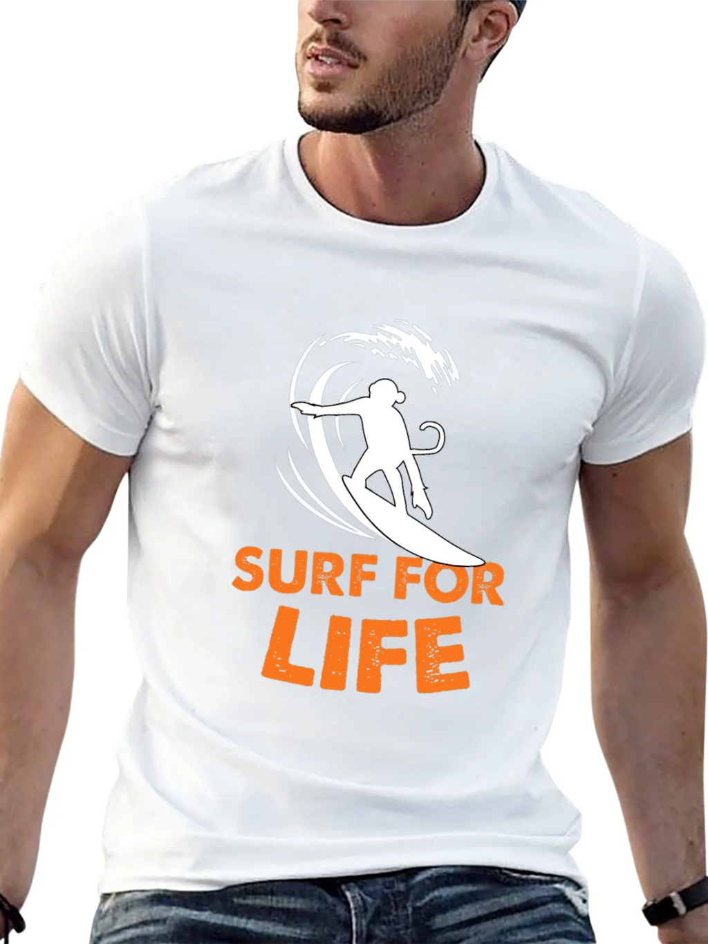 Surf For Life Graphic Tee - Black product image 12