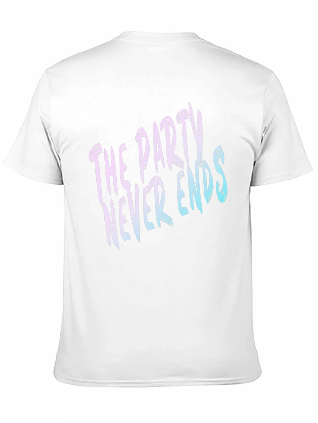 The Party Never Ends Graphic Tee - Black Cotton T-Shirt product image 10