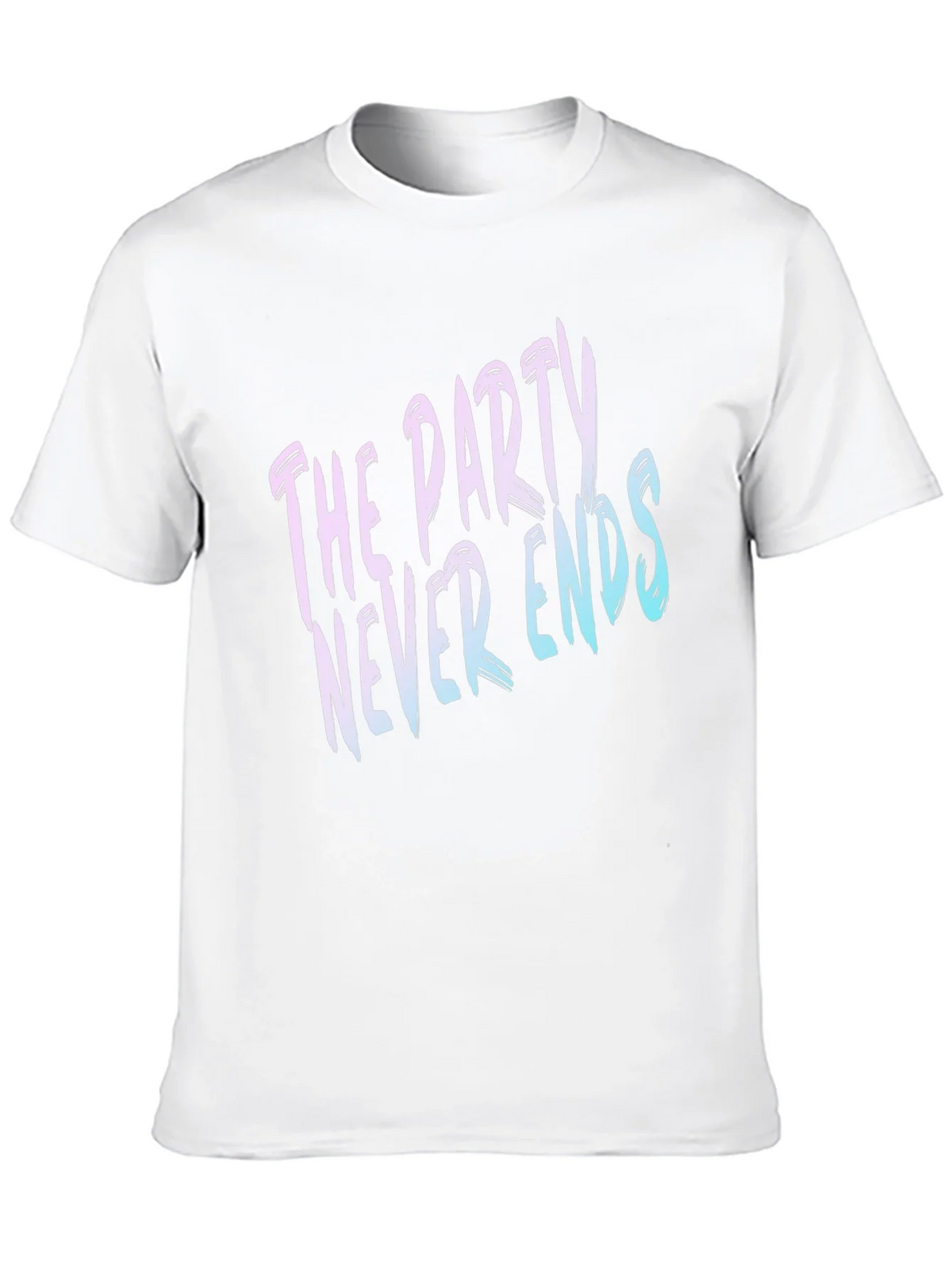 The Party Never Ends Graphic Tee - Black Cotton T-Shirt product image 9
