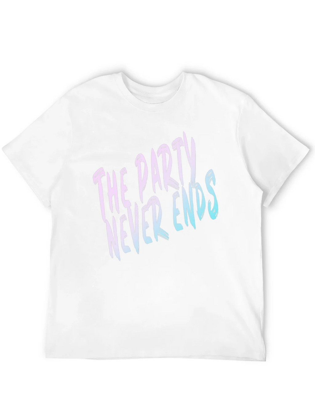 The Party Never Ends Graphic Tee - Black Cotton T-Shirt product image 11