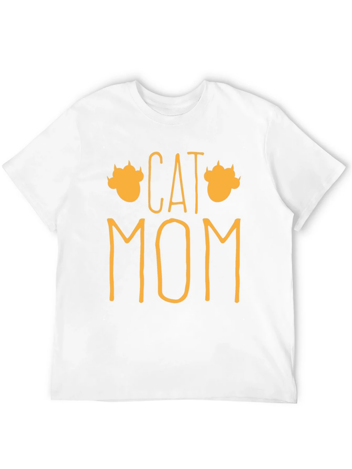 Cat Mom Graphic T-Shirt - Black product image 3