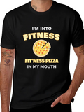 Fitness Pizza T-Shirt - Funny Workout Tee product image 1