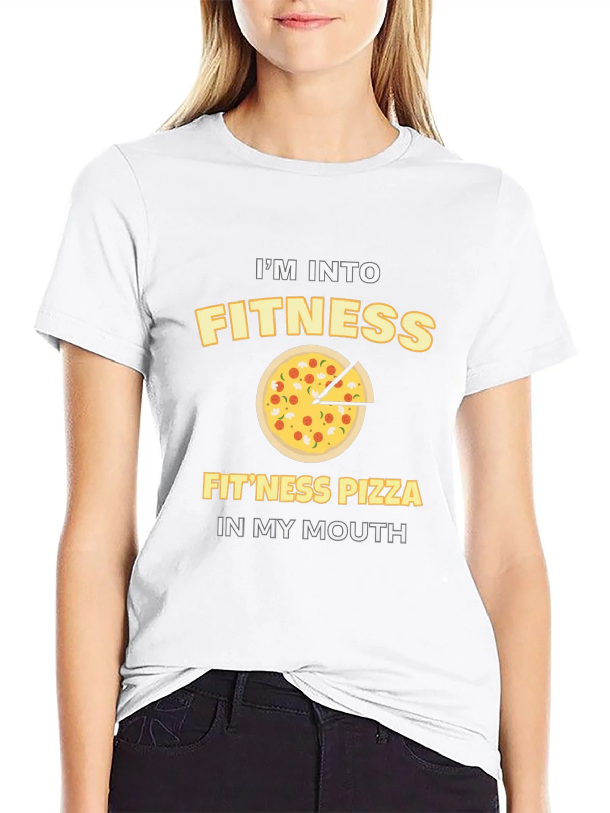 Fitness Pizza T-Shirt - Funny Workout Tee product image 8