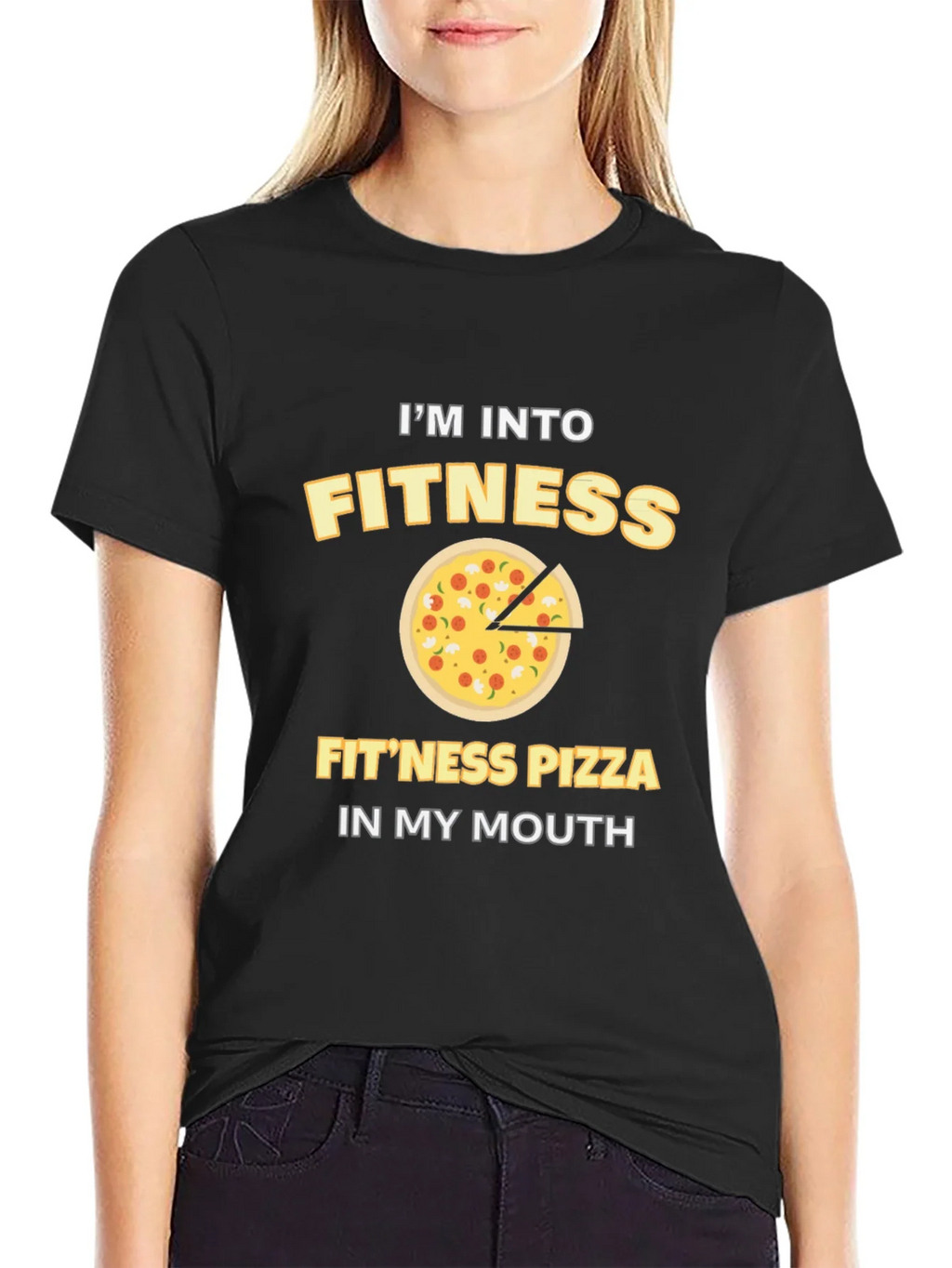 Fitness Pizza T-Shirt - Funny Workout Tee product image 2