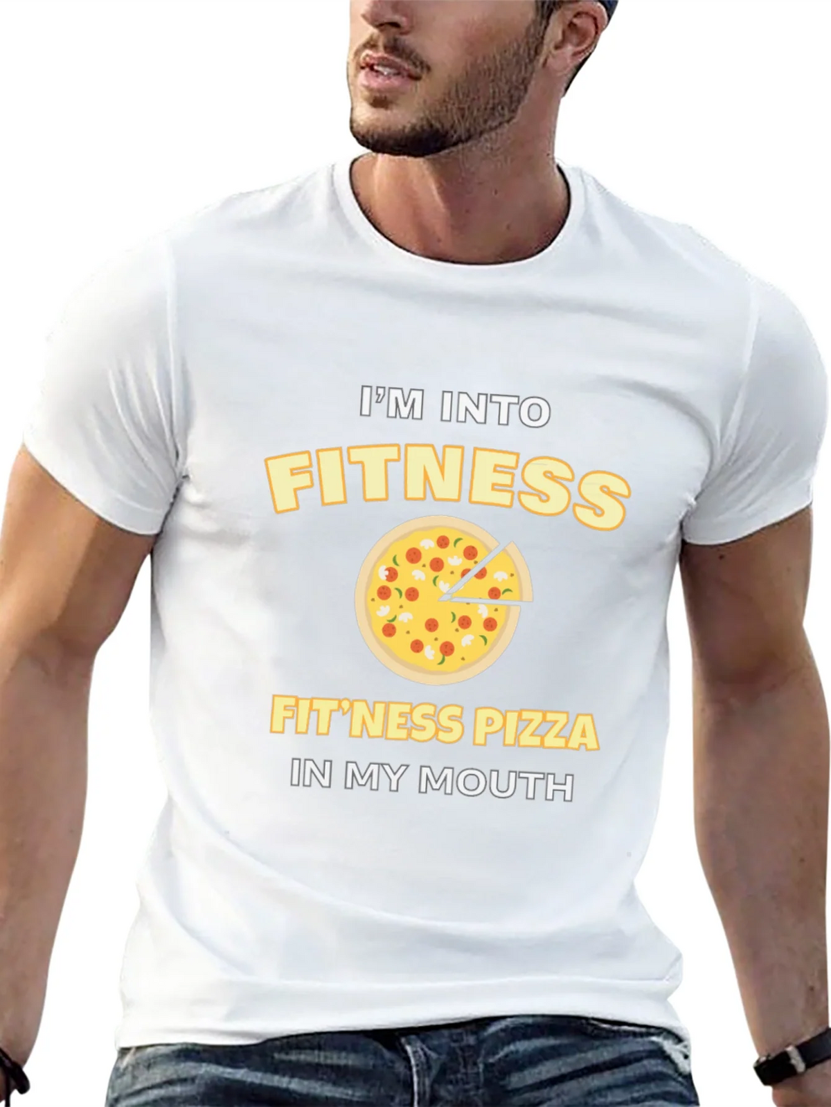 Fitness Pizza T-Shirt - Funny Workout Tee product image 12